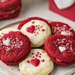 Valentine’s Day Red Velvet Cookies – Soft, Chewy, and Full of Love