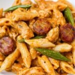 Creamy Cajun Chicken & Sausage Pasta – A Flavor-Packed Delight