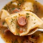 This Pierogi Kielbasa Soup Is Like a Hug in a Bowl