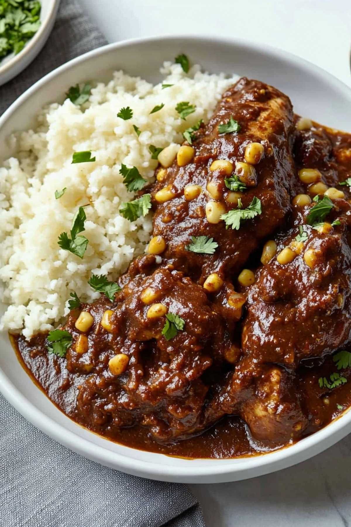 Chicken with Mock Mole Sauce: A Flavorful Twist on a Classic