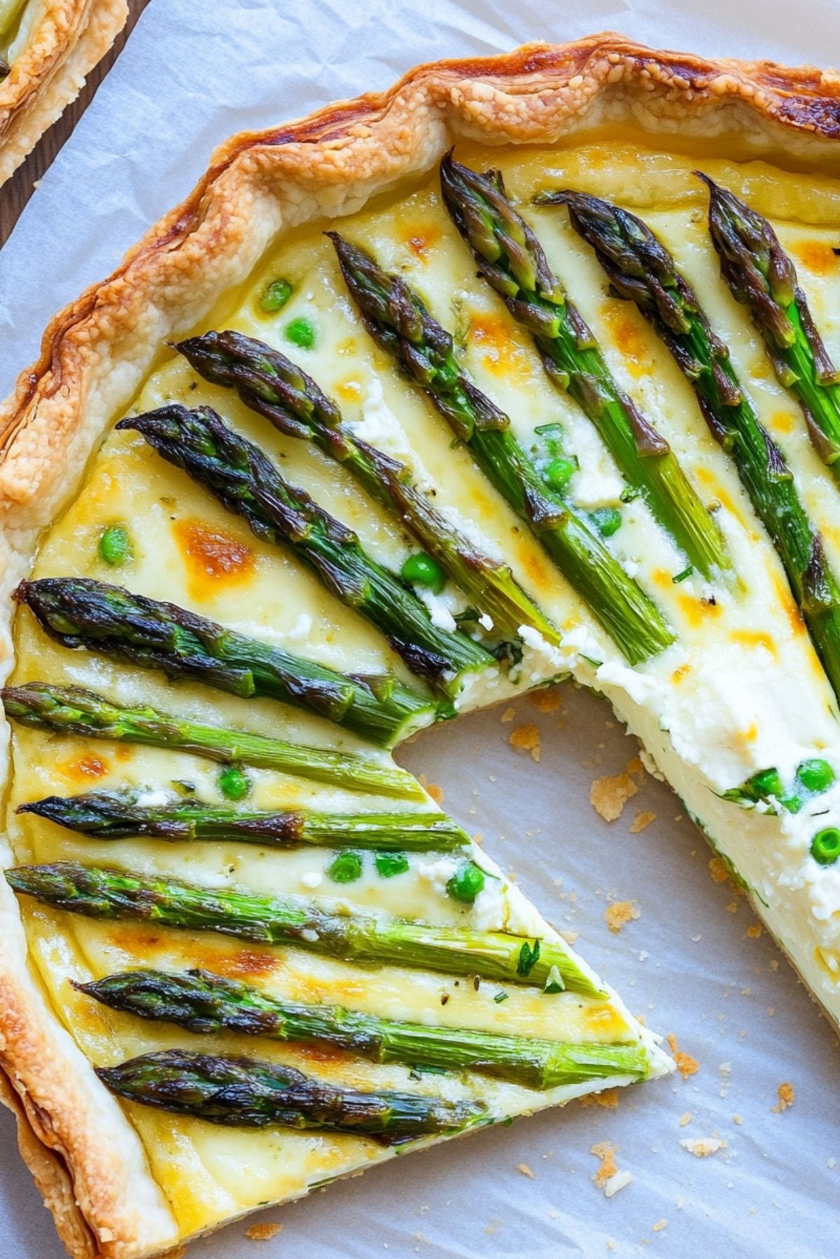This Asparagus Goat Cheese Tart is Almost Too Pretty to Eat