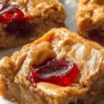 These Peanut Butter and Jelly Blondies Taste Like Childhood in Every Bite