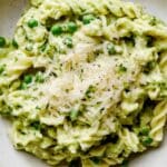 Creamy Ricotta Pea Pasta