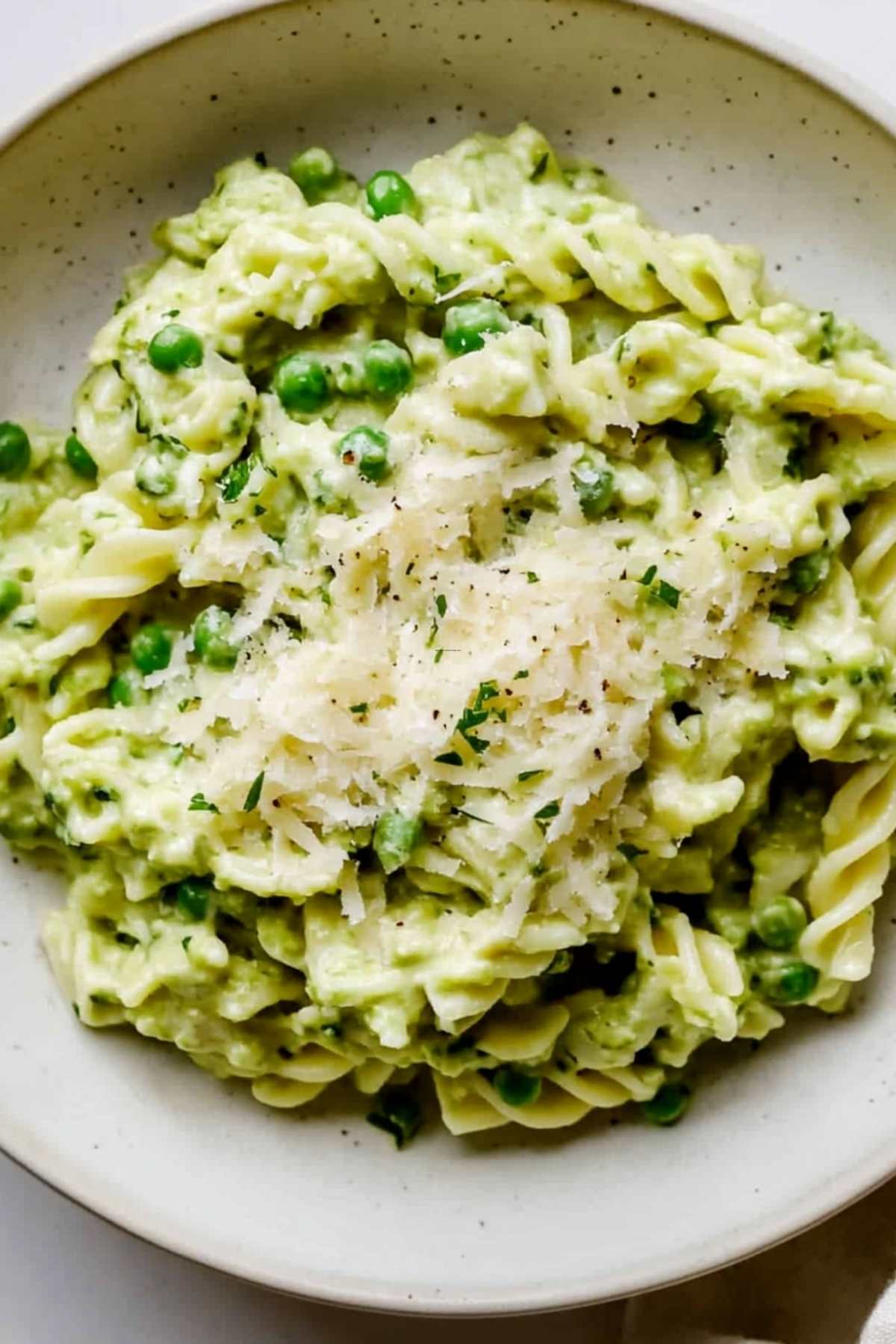 Creamy Ricotta Pea Pasta
