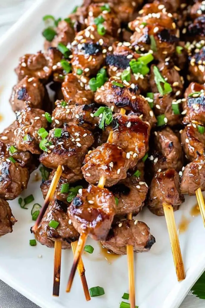 Easy Beef Teriyaki Skewers
