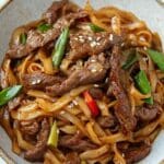 Stir-fried Beef with Flat Rice Noodles