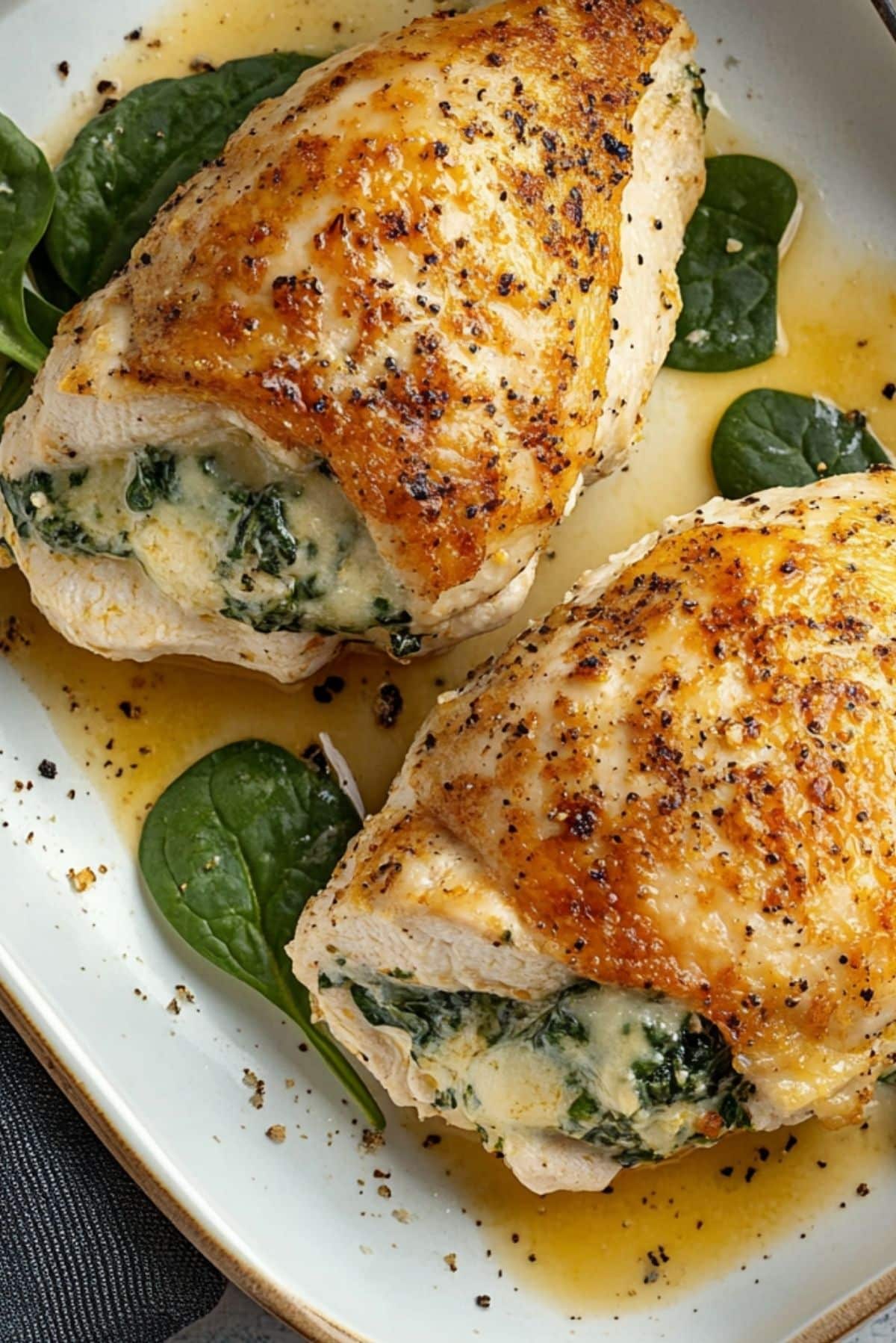 Spinach Stuffed Chicken Breast