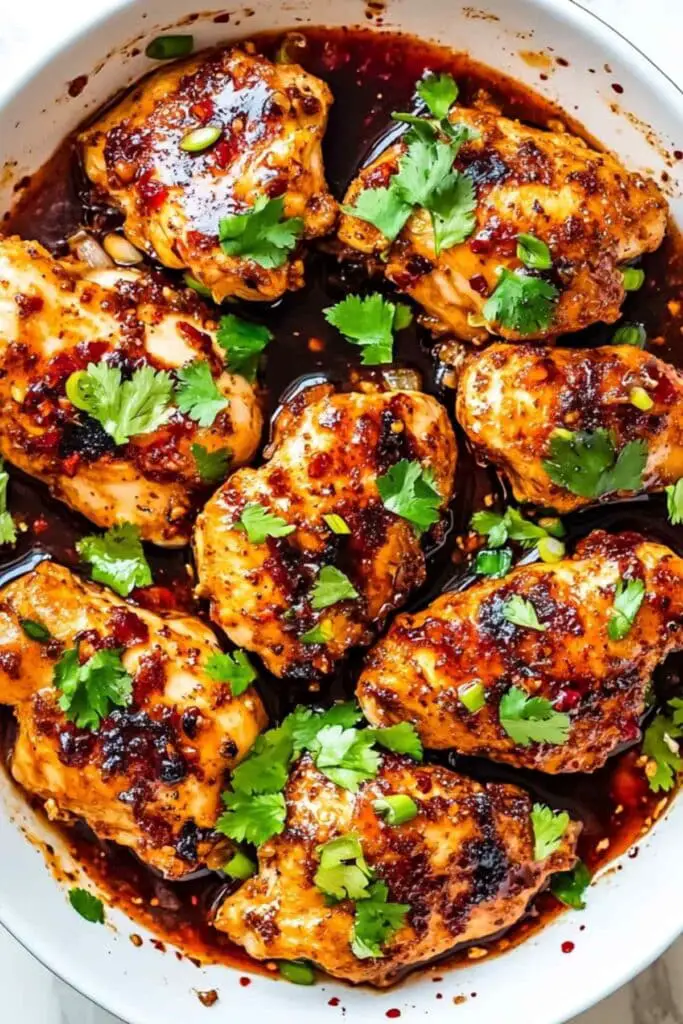 Juicy Baked Firecracker Chicken 4 Juicy Baked Firecracker Chicken