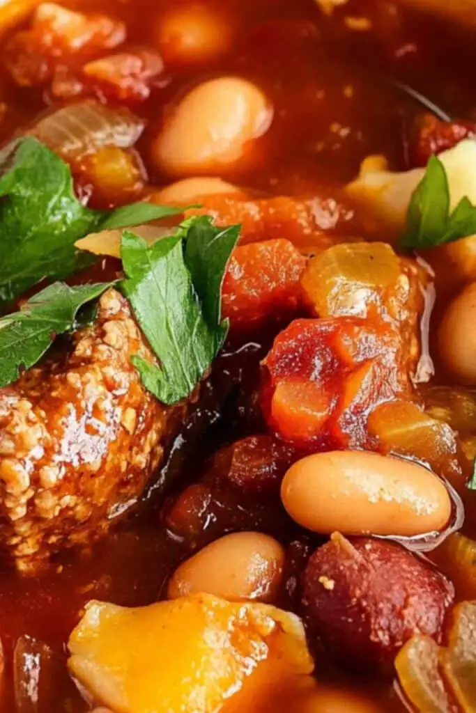 Easy Crockpot Country Sausage And Bean Soup 4 Easy Crockpot Country Sausage And Bean Soup