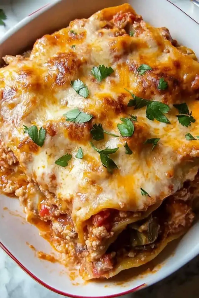Mexican Lasagna - No Lasagna Noodles! 4 Mexican Lasagna - No Lasagna Noodles!