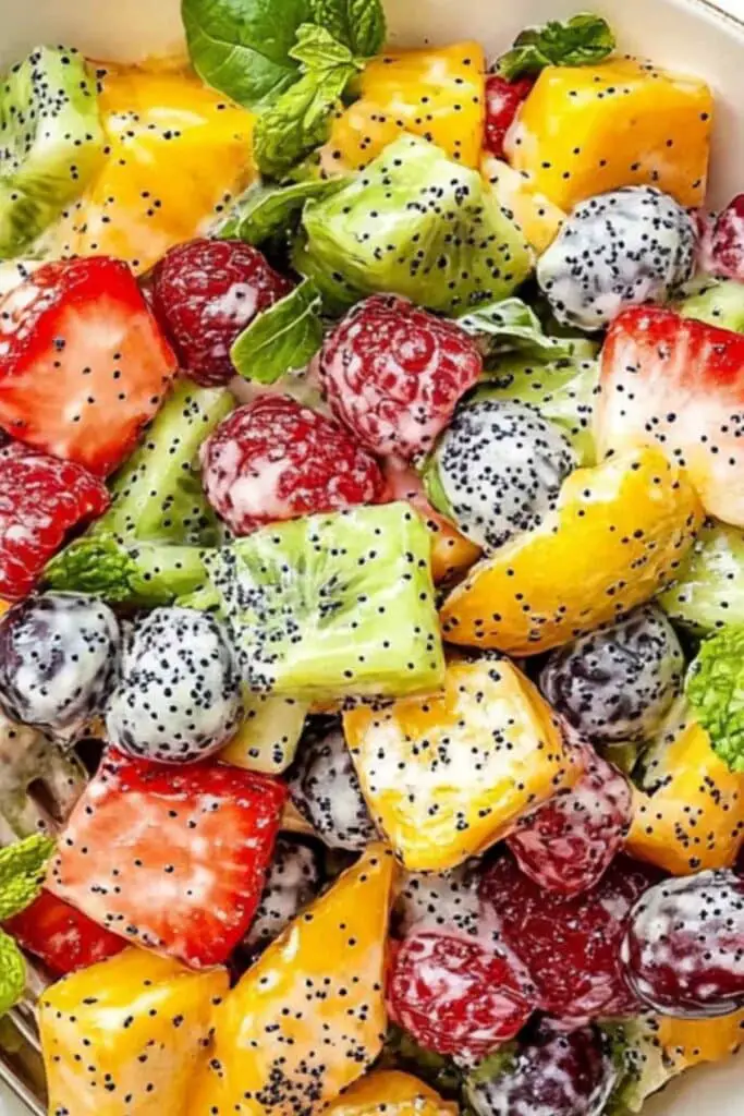 Fruit Salad with Poppy Seed Dressing 4 Fruit Salad with Poppy Seed Dressing