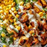 Street Corn Chicken Rice Bowl