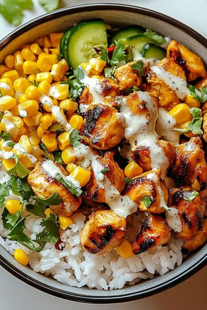 Street Corn Chicken Rice Bowl 4 Street Corn Chicken Rice Bowl