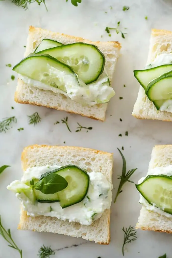 Cucumber Sandwiches 4 Cucumber Sandwiches