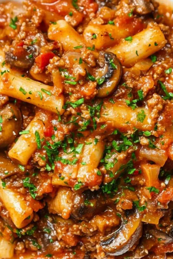 Mushroom Bolognese 4 Mushroom Bolognese