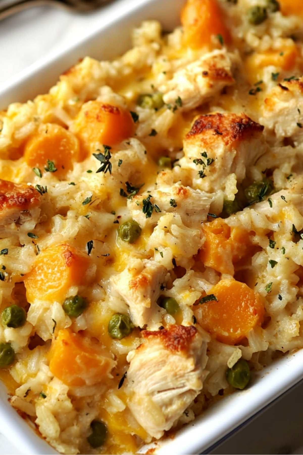 Cheesy Chicken and Rice Casserole