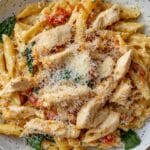 Creamy Parmesan Chicken Pasta