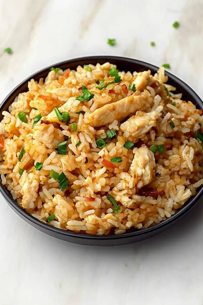 High Protein Crispy Garlic Chicken Fried Rice 4 High Protein Crispy Garlic Chicken Fried Rice