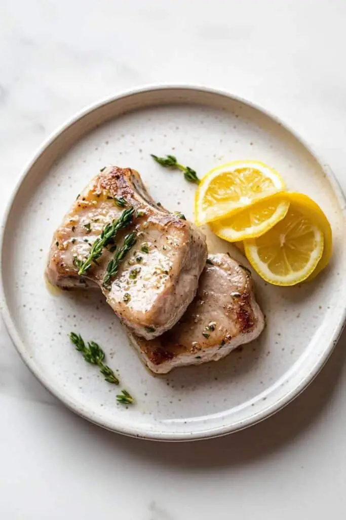 Lemon Butter Pork Chops 4 Lemon Butter Pork Chops