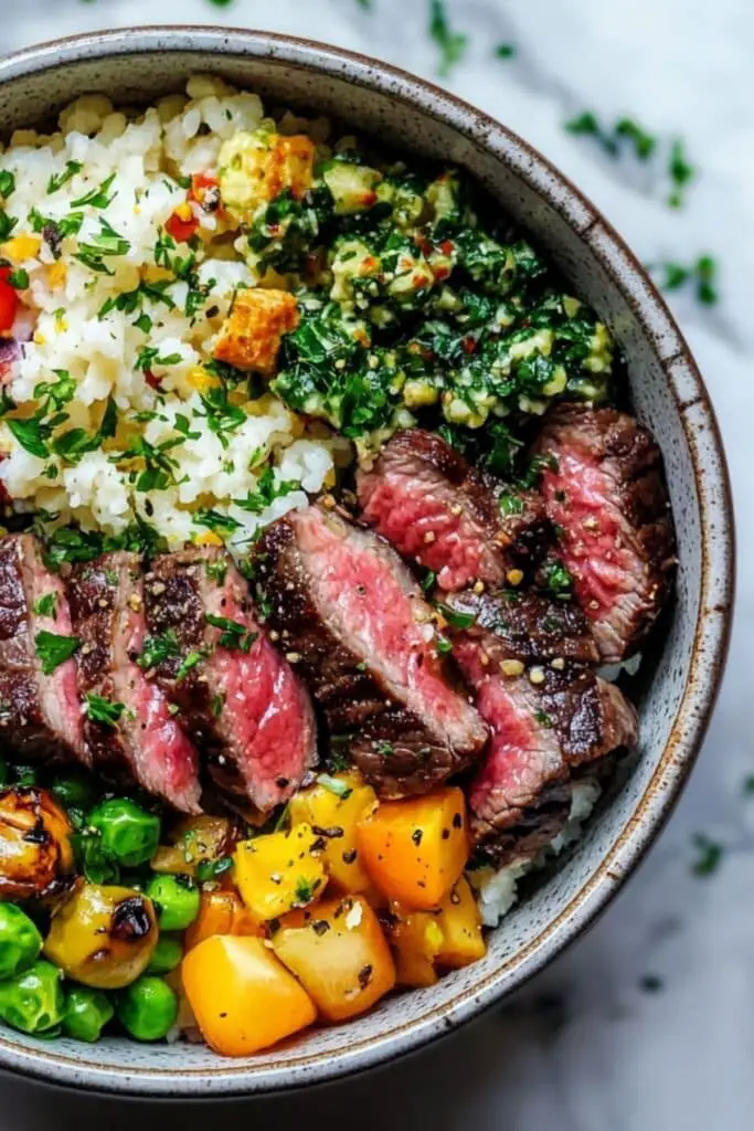 Delicious Mediterranean Steak Bowls: A Quick and Healthy Recipe