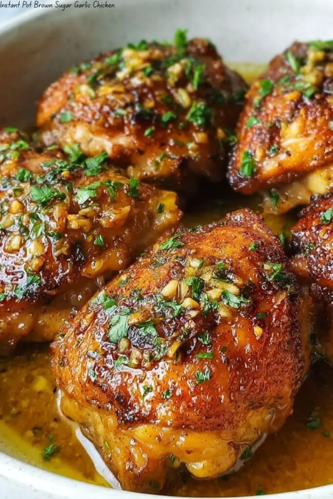 Instant Pot Brown Sugar Garlic Chicken