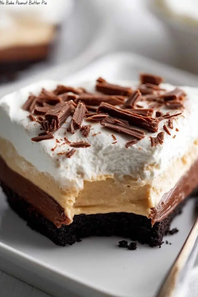 No Bake Peanut Butter Pie 4 No Bake Peanut Butter Pie