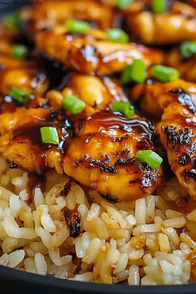 Honey BBQ Chicken Rice