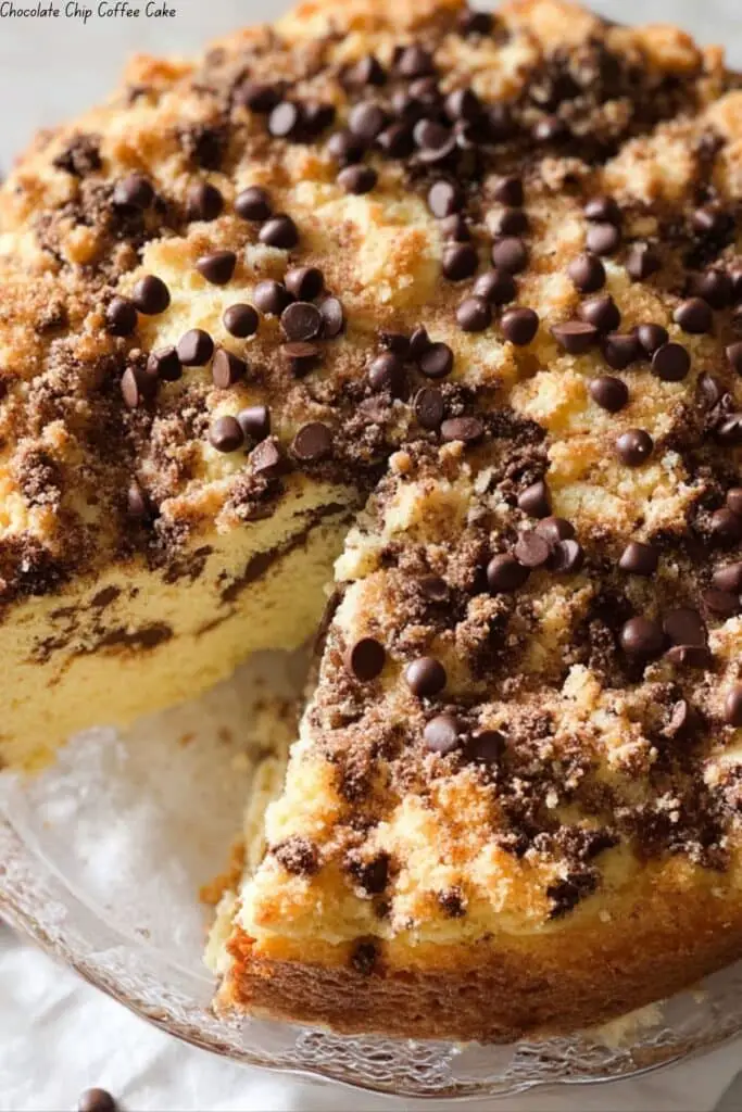 Chocolate Chip Coffee Cake 4 Chocolate Chip Coffee Cake