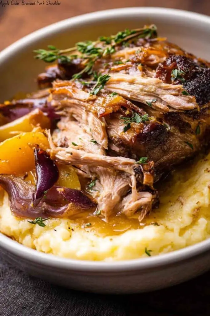 Apple Cider Braised Pork Shoulder 4 Apple Cider Braised Pork Shoulder