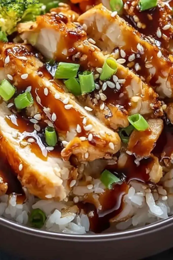 Teriyaki Chicken Rice Bowl 4 Teriyaki Chicken Rice Bowl