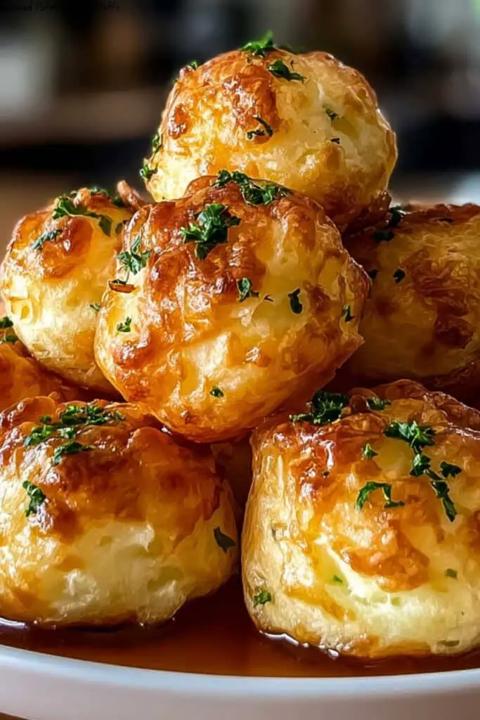 Mashed Potato Cheese Puffs 4 Mashed Potato Cheese Puffs