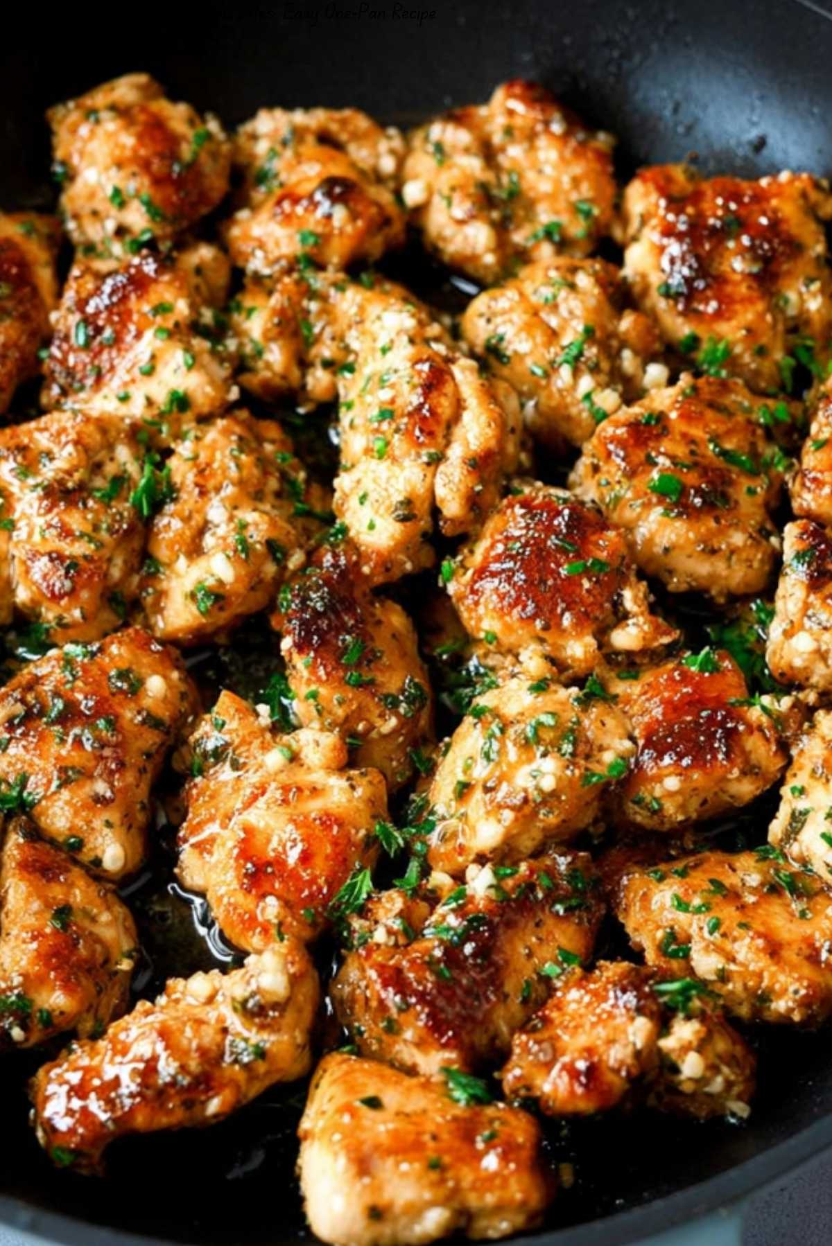 15-Minute Garlic Butter Chicken Bites: Easy One-Pan Recipe