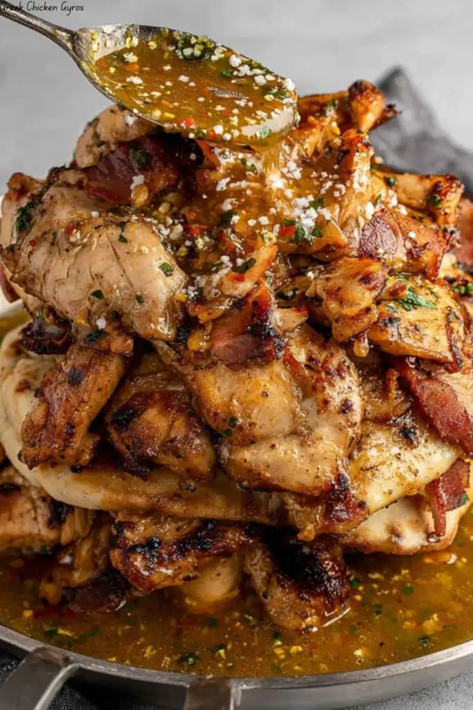 Greek Chicken Gyros 4 Greek Chicken Gyros
