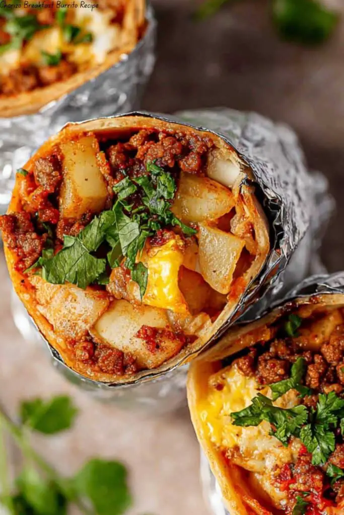 Chorizo Breakfast Burrito Recipe 4 Chorizo Breakfast Burrito Recipe