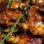 Black Pepper Chicken with Mushrooms