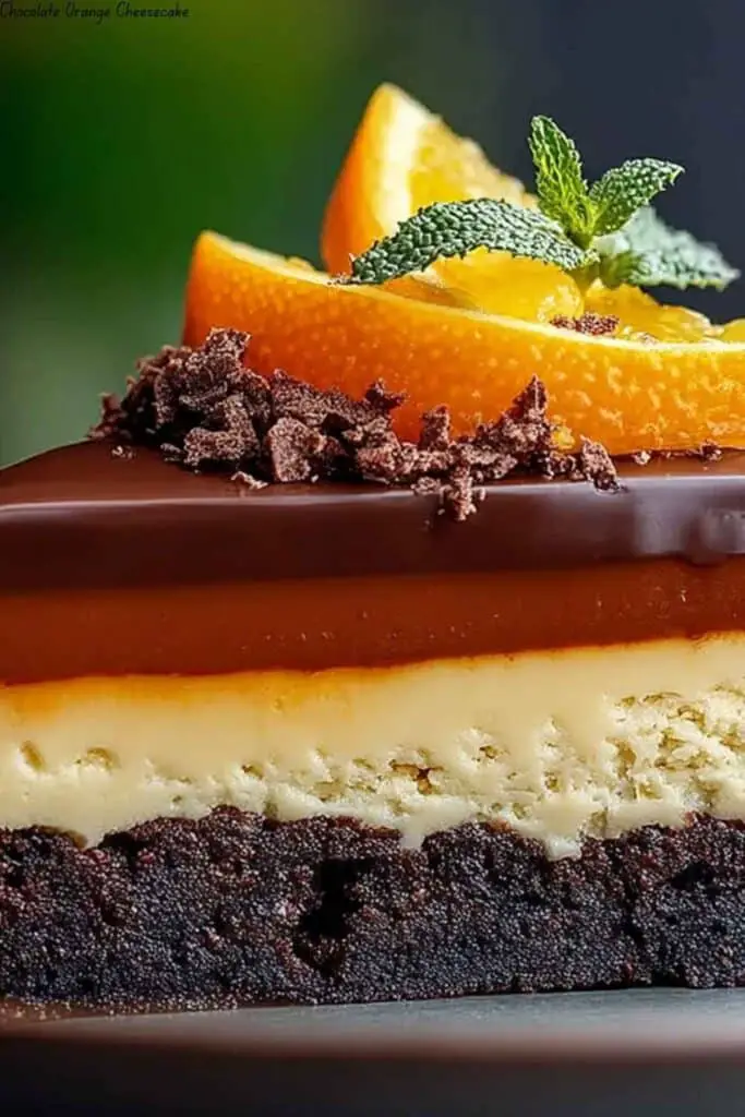Chocolate Orange Cheesecake 4 Chocolate Orange Cheesecake