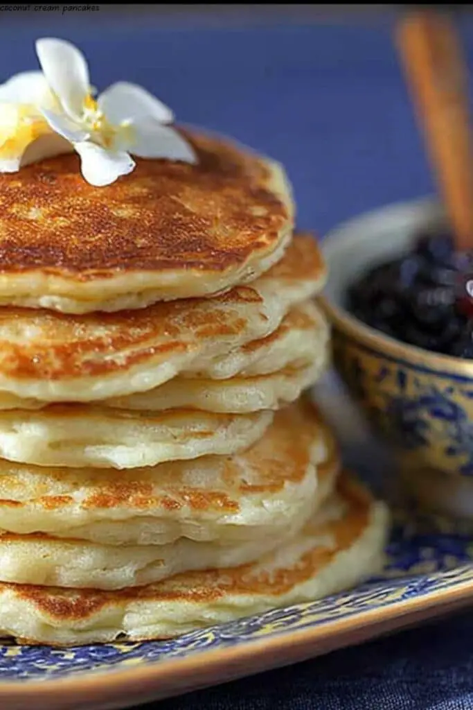 Coconut Cream Pancakes 4 Coconut Cream Pancakes
