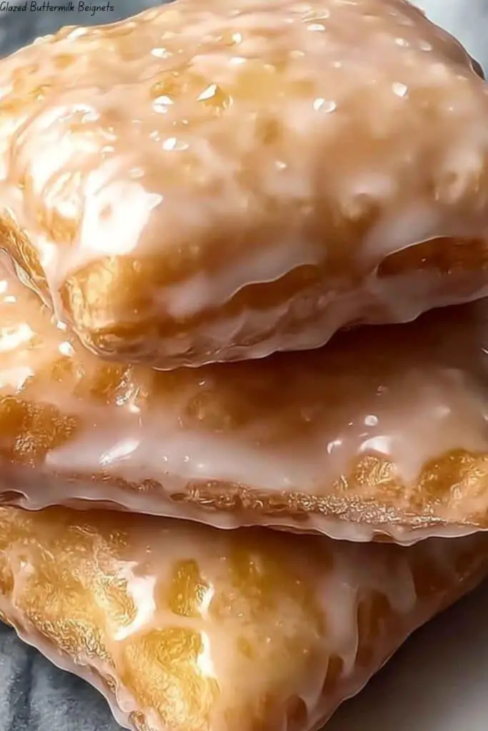 Glazed Buttermilk Beignets 4 Glazed Buttermilk Beignets