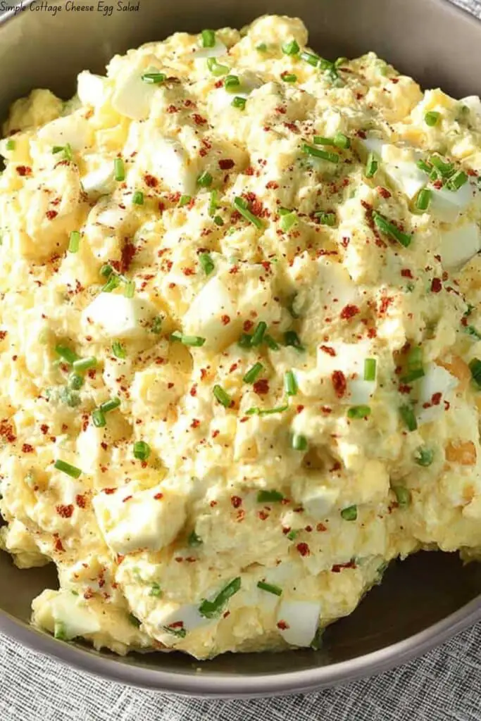 Simple Cottage Cheese Egg Salad 4 Simple Cottage Cheese Egg Salad