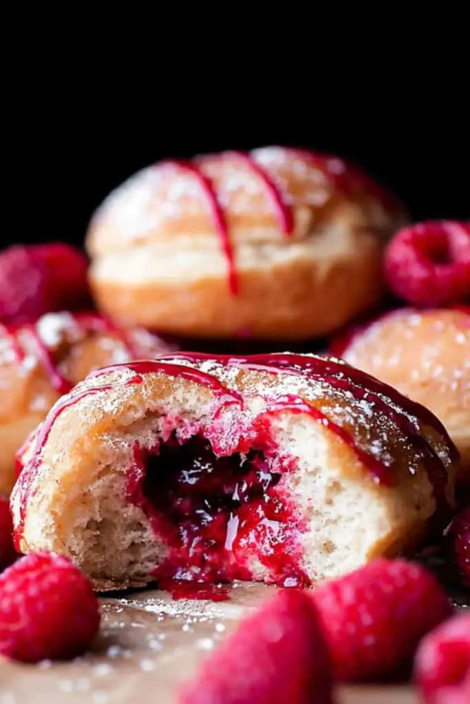 Baked Raspberry Donuts 4 Baked Raspberry Donuts